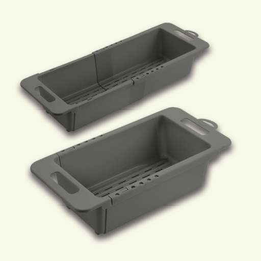 Ausziehbares Abtropfsieb METALTEX